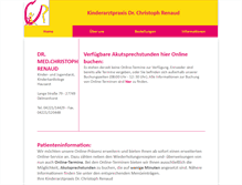 Tablet Screenshot of christoph-renaud.de